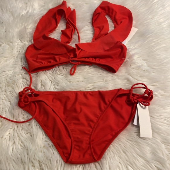 Raisins Two pieces swim brand new with tags size XL color red - Picture 17 of 17